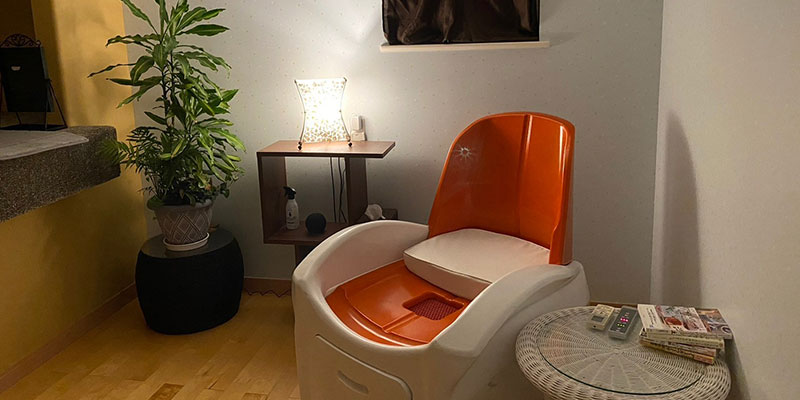 和ゆるヴェーダ蒸し（ヨモギ蒸し）